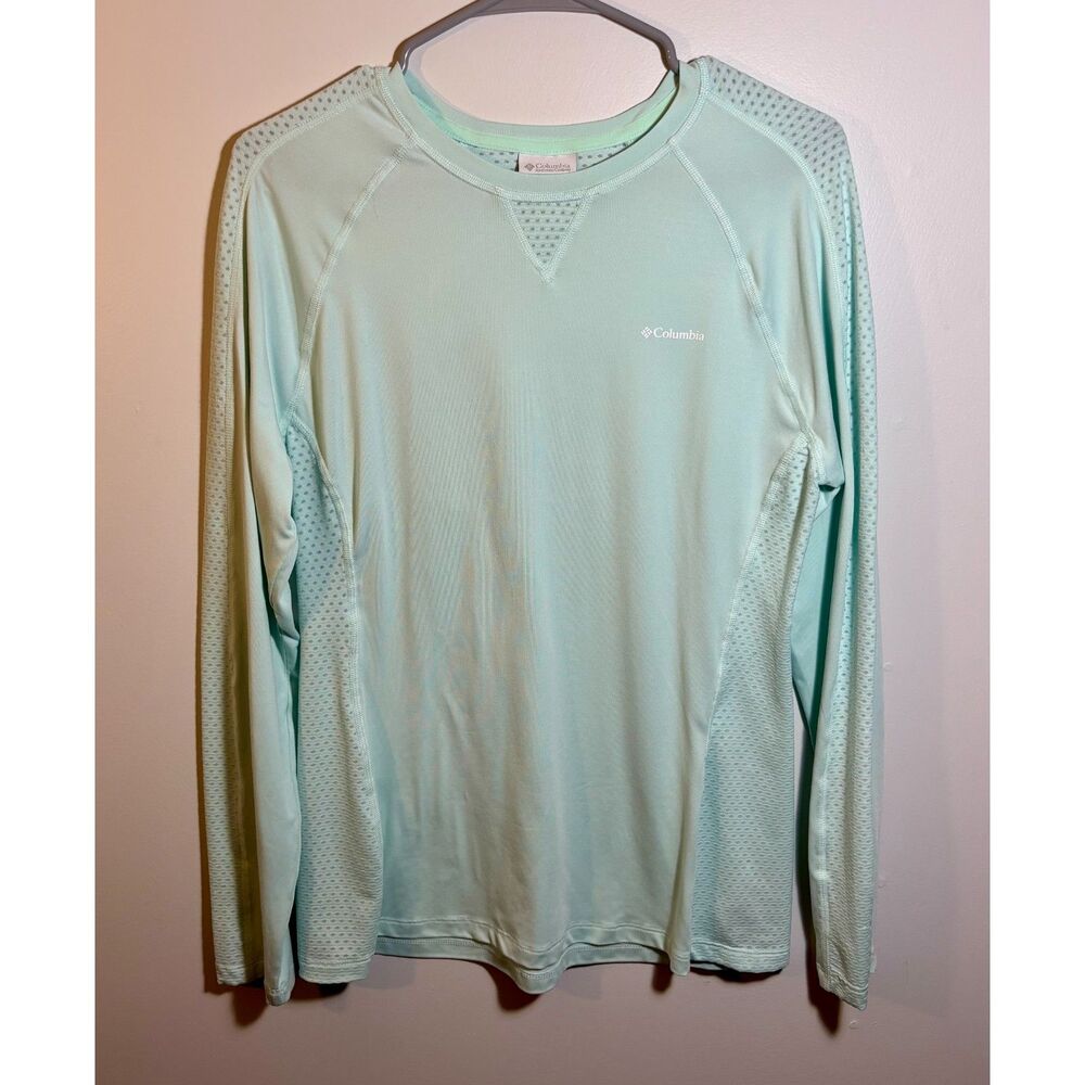 Columbia Sportswear Women’s Small Mint Green Long Sleeve Performance Shirt